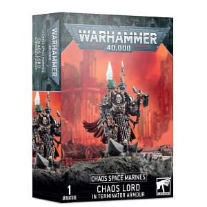 Chaos Space Marines: Chaos Lord in Terminator Armour