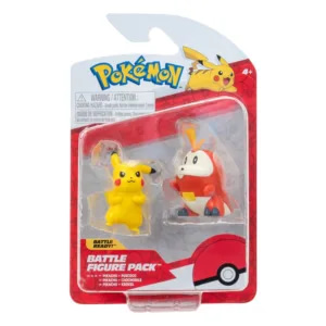Pokémon Battle Figure 2-Pack Pikachu & Fuecoco 5 cm